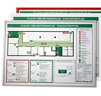 safetyframe p rahmen fuer flucht und rettungsplaene safetyframe p brandschutzrahmen fuer flucht und rettungsplaene