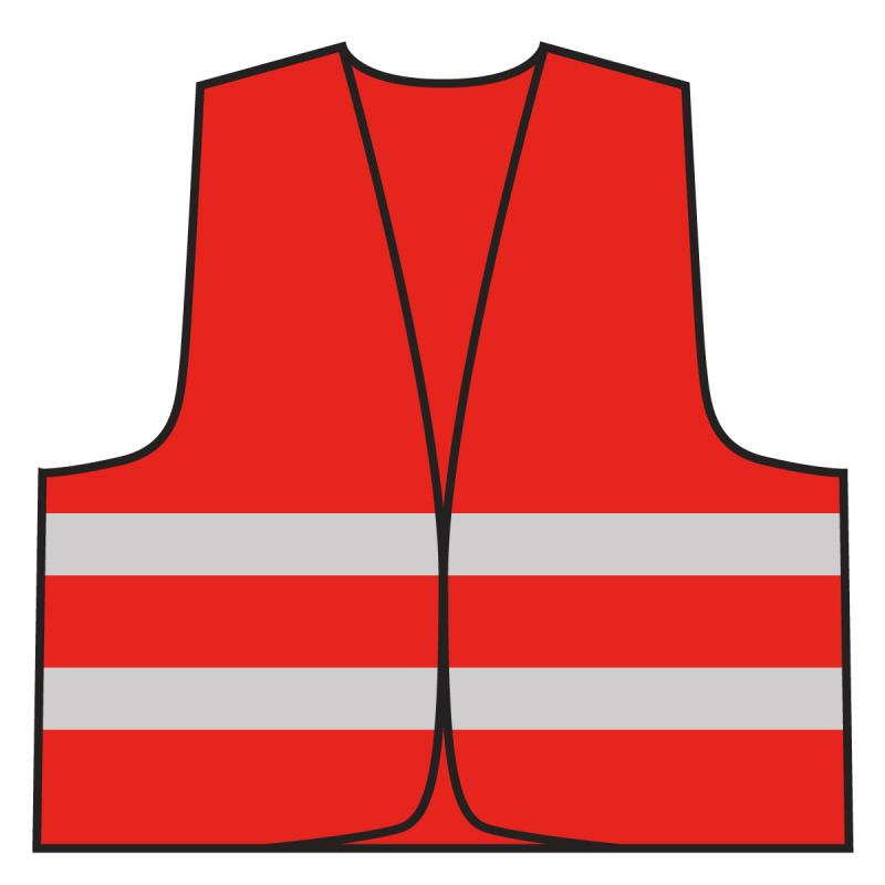 Warnweste - Rot