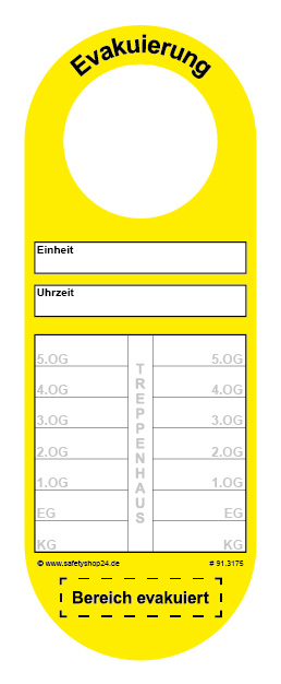 Türanhänger für Objekte/Gebäude "Modell Fürth"