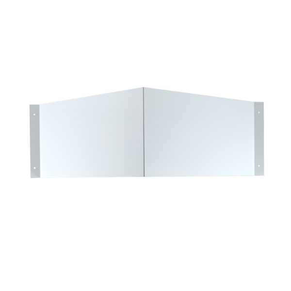 Schilderträger Winkel blanko 40x20 cm