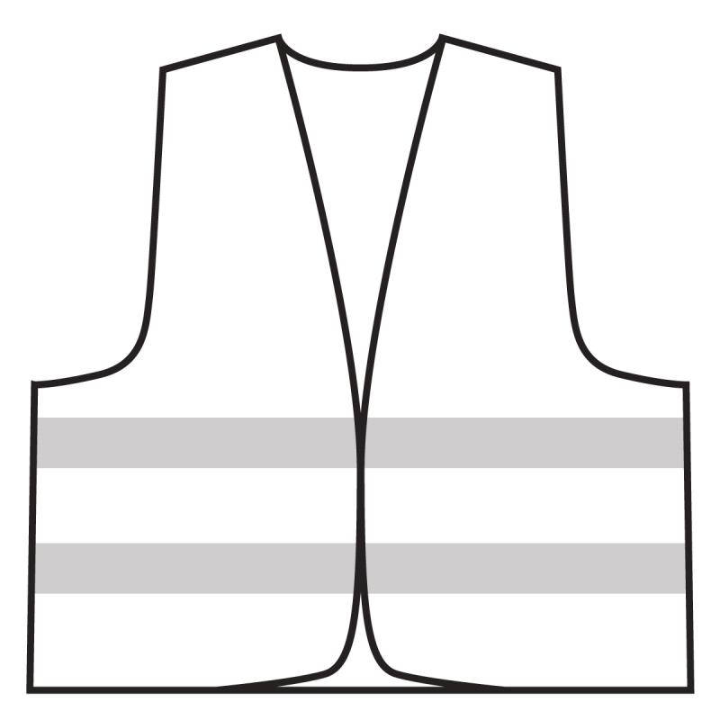 Warnweste - Weiß
