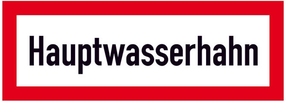 Hauptwasserhahn