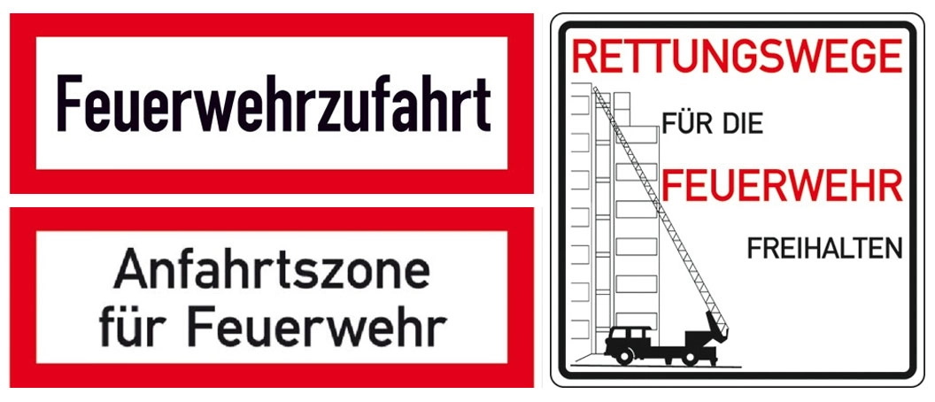 Feuerwehrzufahrt