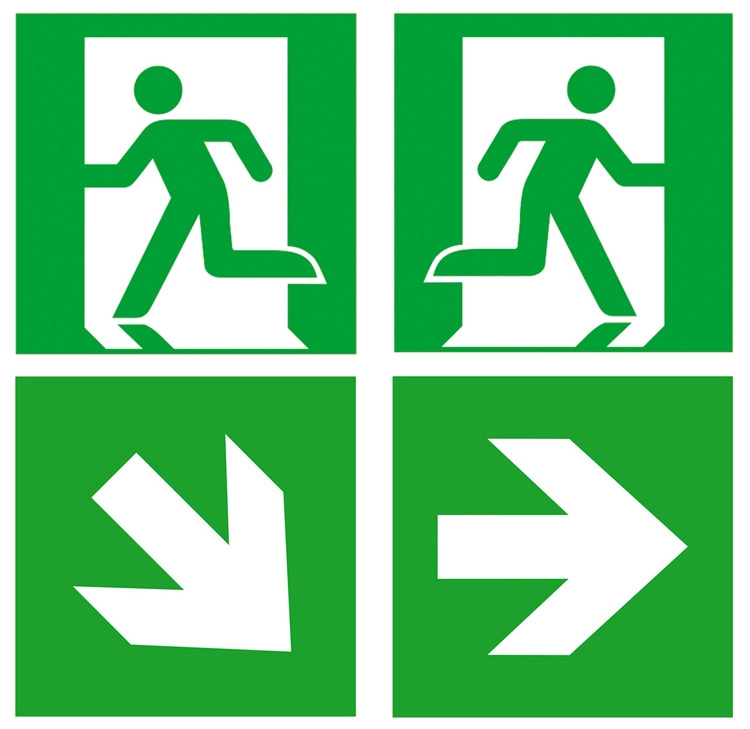 Rettungszeichen einzeln