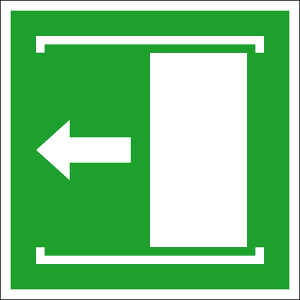 Schiebetür nach links